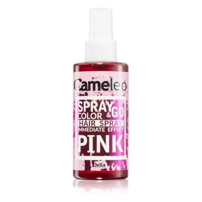 Delia Cosmetics Cameleo Spray & Go barevný sprej na vlasy odstín PINK 150 ml