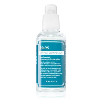 Klairs Rich Moist Soothing Serum zklidňující pleťové sérum s hydratačním účinkem 80 ml