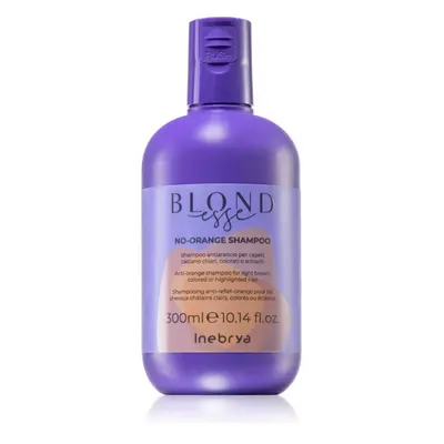 Inebrya BLONDesse No-Orange Shampoo vyživující šampon neutralizující mosazné podtóny 300 ml