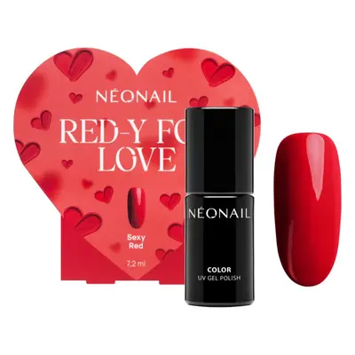 NEONAIL Special Set Red-y for Love gelový lak na nehty (limitovaná edice) odstín Sexy Red 7.2 ml