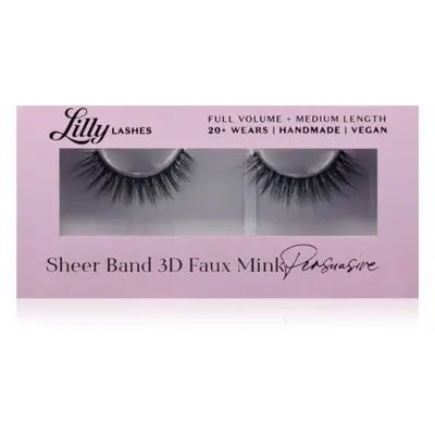 Lilly Lashes 3D Faux Mink umělé řasy typ Persuasive 1 pár