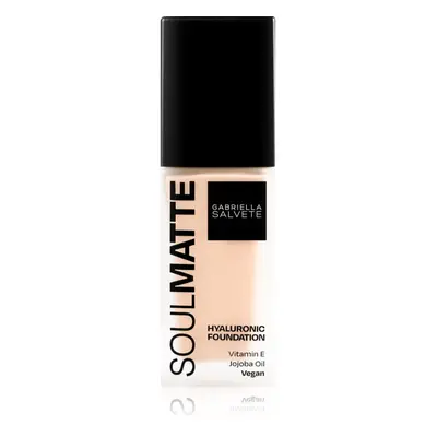 Gabriella Salvete SoulMatte dlouhotrvající make-up s matným efektem odstín 02W Ivory Warm 30 ml