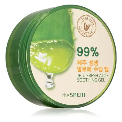 The Saem Jeju Fresh Aloe 99% hydratační a zklidňující gel 300 ml