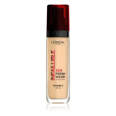 L’Oréal Paris Infaillible 32H Fresh Wear dlouhotrvající tekutý make-up odstín 125 Warm 30 ml