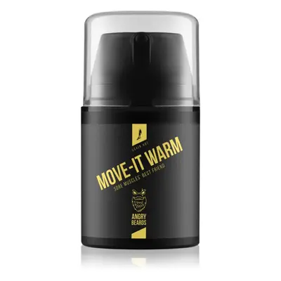 Angry Beards Usain Hot Move-It Warm hřejivý gel pro uvolnění svalů a kloubů 50 ml