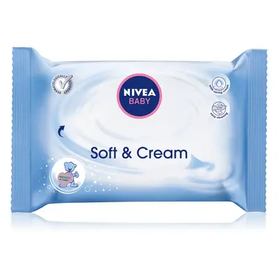 NIVEA BABY Soft & Cream čisticí ubrousky 57 ks