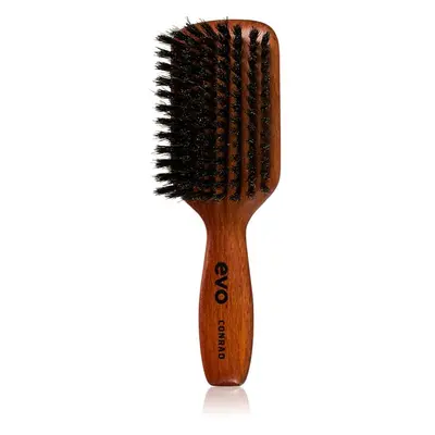 EVO Conrad Natural Bristle Dressing Brush plochý kartáč s kančími štětinami 1 ks