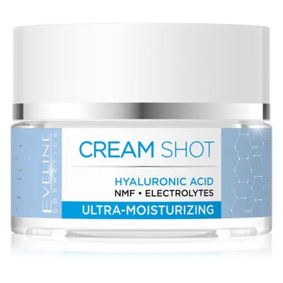 Eveline Cosmetics Cream Shot Hyaluronic Acid intenzivně hydratační krém pro suchou až velmi such