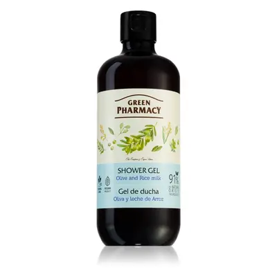 Green Pharmacy Olive & Rice Milk Shower Gel vyživující sprchový gel 500 ml