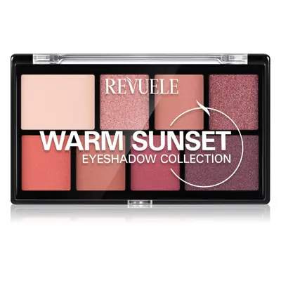 Revuele Eyeshadow Collection paleta očních stínů odstín Warm Sunset 15 g