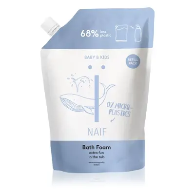 Naif Baby & Kids Bath Foam relaxační pěna do koupele náhradní náplň 500 ml