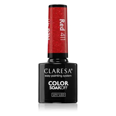 Claresa SoakOff UV/LED Color Sunny Garden gelový lak na nehty odstín 411 5 g