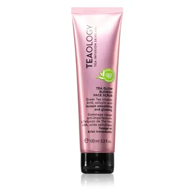 Teaology Tea Glow Blemish Face Scrub čisticí pleťový peeling proti nedokonalostem pleti 100 ml