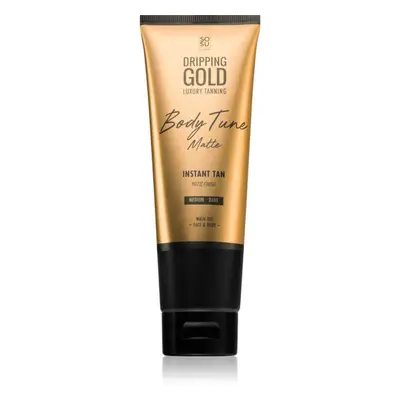 Dripping Gold Luxury Tanning Body Tune samoopalovací krém na tělo a obličej s okamžitým účinkem 