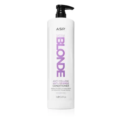 ASP System Blonde Anti-Yellow kondicionér pro blond a šedivé vlasy 1000 ml