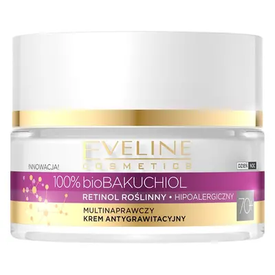 Eveline Cosmetics Bio Bakuchiol multikorekční krém proti známkám stárnutí 70+ 50 ml