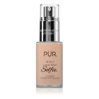 PÜR Cosmetics 4-in-1 Love Your Selfie make-up a korektor 2 v 1 odstín LN6 30 ml