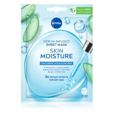 NIVEA Skin Moisture hydratační plátýnková maska 1 ks