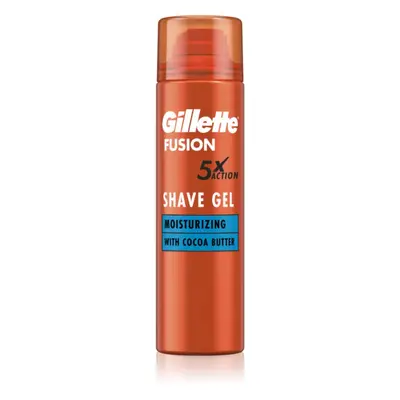 Gillette Fusion5 Cocoa Butter gel na holení pro muže 200 ml