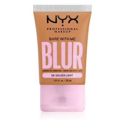 NYX Professional Makeup Bare With Me Blur Tint hydratační make-up odstín 08 Golden Light 30 ml