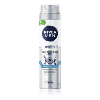 Nivea Men Sensitive gel na holení pro 3denní strniště pro muže 200 ml