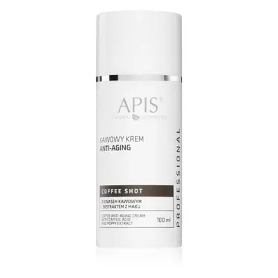 Apis Natural Cosmetics Coffee Shot zpevňující a vyhlazující krém s výtažky z kávy 100 ml