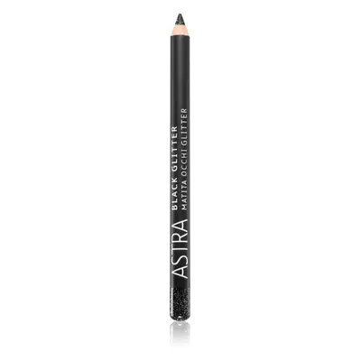 Astra Make-up Black Glitter třpytivá linka na oči v tužce odstín Deep Black 1,1 g