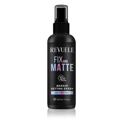 Revuele Makeup Setting Spray Fix And Matte matující fixační sprej na make-up 120 ml