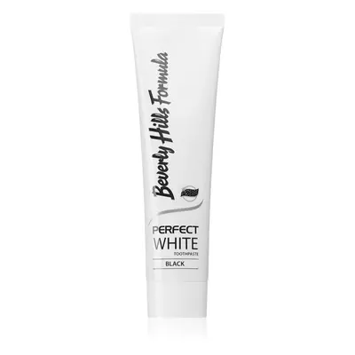 Beverly Hills Formula Perfect White Black bělicí zubní pasta s aktivním uhlím pro svěží dech pří