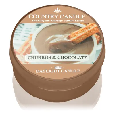 Country Candle Churros & Chocolate čajová svíčka 42 g