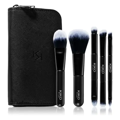 KIKO Milano Travel Brush Set sada štětců s pouzdrem