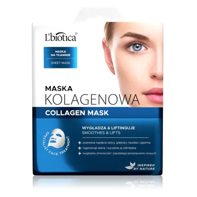 L’biotica Masks Collagen Platinium plátýnková maska s kolagenem 23 ml