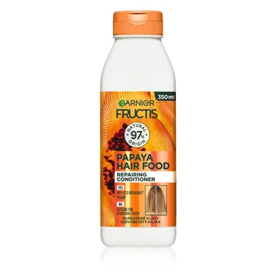 Garnier Fructis Papaya Hair Food regenerační kondicionér pro poškozené vlasy 350 ml