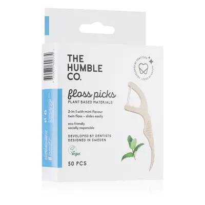 The Humble Co. Floss Picks dentální párátka Mint 50 ks