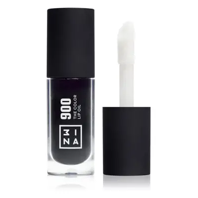 3INA The Color Lip Oil hydratační olej na rty odstín 900 - Jet black, sheer 4 ml