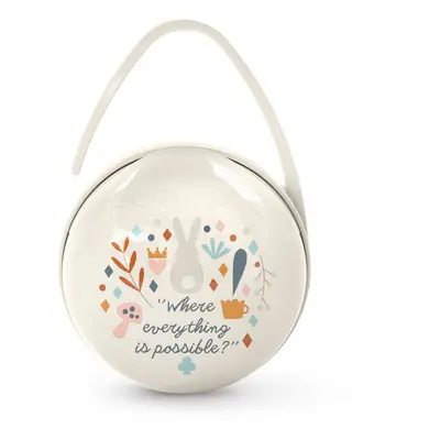 Suavinex Wonderland Duo Soother Case krabička na dudlík Cream 1 ks