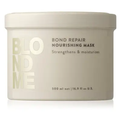 Schwarzkopf Professional Blondme Bond Repair Nourishing Mask intenzivně vyživující maska 500 ml