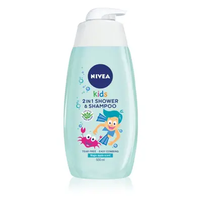 NIVEA Kids Boy sprchový gel a šampon pro chlapce 500 ml