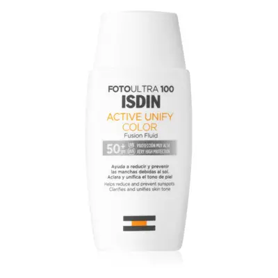 ISDIN Foto Ultra 100 Active Unify ochranný tónovací krém proti pigmentovým skvrnám SPF 50+ 50 ml