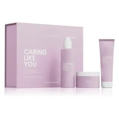 ICONIQUE Professional CARING LIKE YOU Deep Hydration Set: Shampoo 250 ml, Leave-in treatment 150