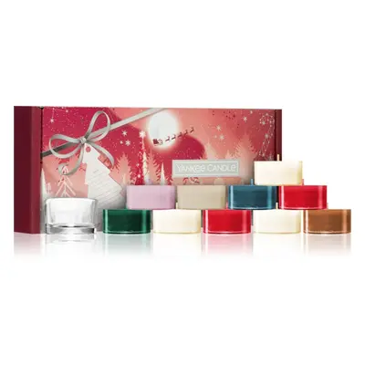 Yankee Candle Bright Lights 10 Tea Lights & Holder adventní kalendář 10 ks