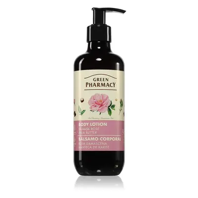 Green Pharmacy Damask Rose & Shea Butter Body Lotion vyživující tělové mléko 400 ml