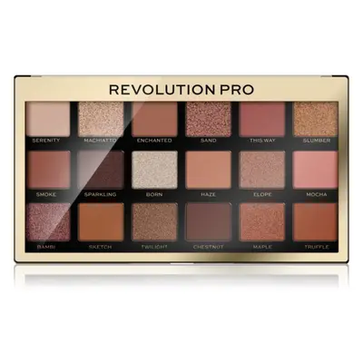 Revolution PRO Regeneration paleta očních stínů odstín Nude Au Naturel 14.4 g