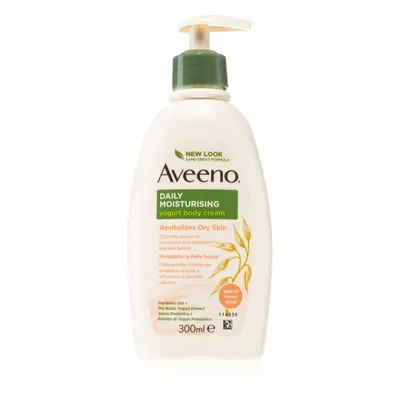 Aveeno Daily Moisturising Yoghurt body cream vyživující tělové mléko Apricot & Yoghurt 300 ml