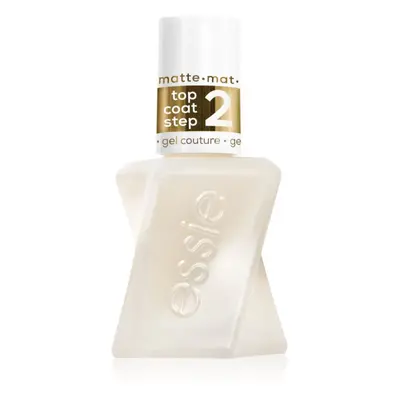 essie gel couture vrchní lak na nehty s matným efektem 13,5 ml