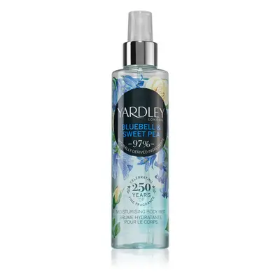 Yardley Bluebell & Sweetpea tělová mlha pro ženy 200 ml