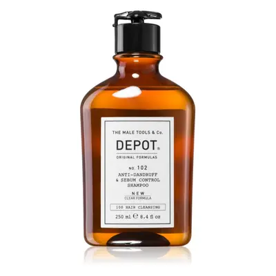 Depot 100 HAIR CLEANSING NO. 102 PURIFYING & SEBUM CONTROL šampon pro obnovení rovnováhy mastné 