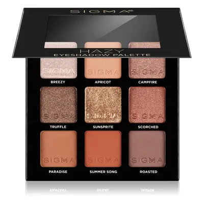 Sigma Beauty Eyeshadow Palette Fiery paleta očních stínů 9 g