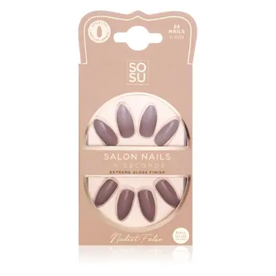 SOSU Cosmetics Salon Nails umělé nehty odstín Nudist 24 ks