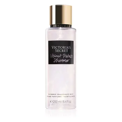 Victoria's Secret Velvet Petals Shimmer tělový sprej se třpytkami pro ženy 250 ml